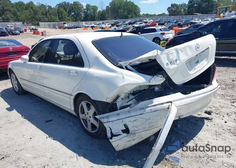 2004 Mercedes-Benz S 430 from USA, damaged, VIN WDBNG70JX4A415439